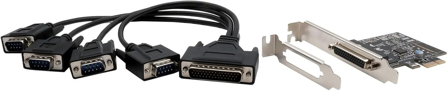 4S Seriell RS-232 PCIe Karte EX-46024