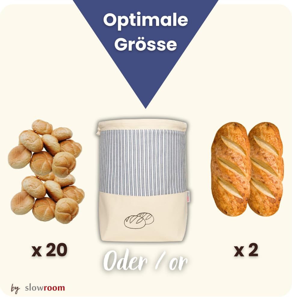 Brotbeutel, 3 in 1 Blau
