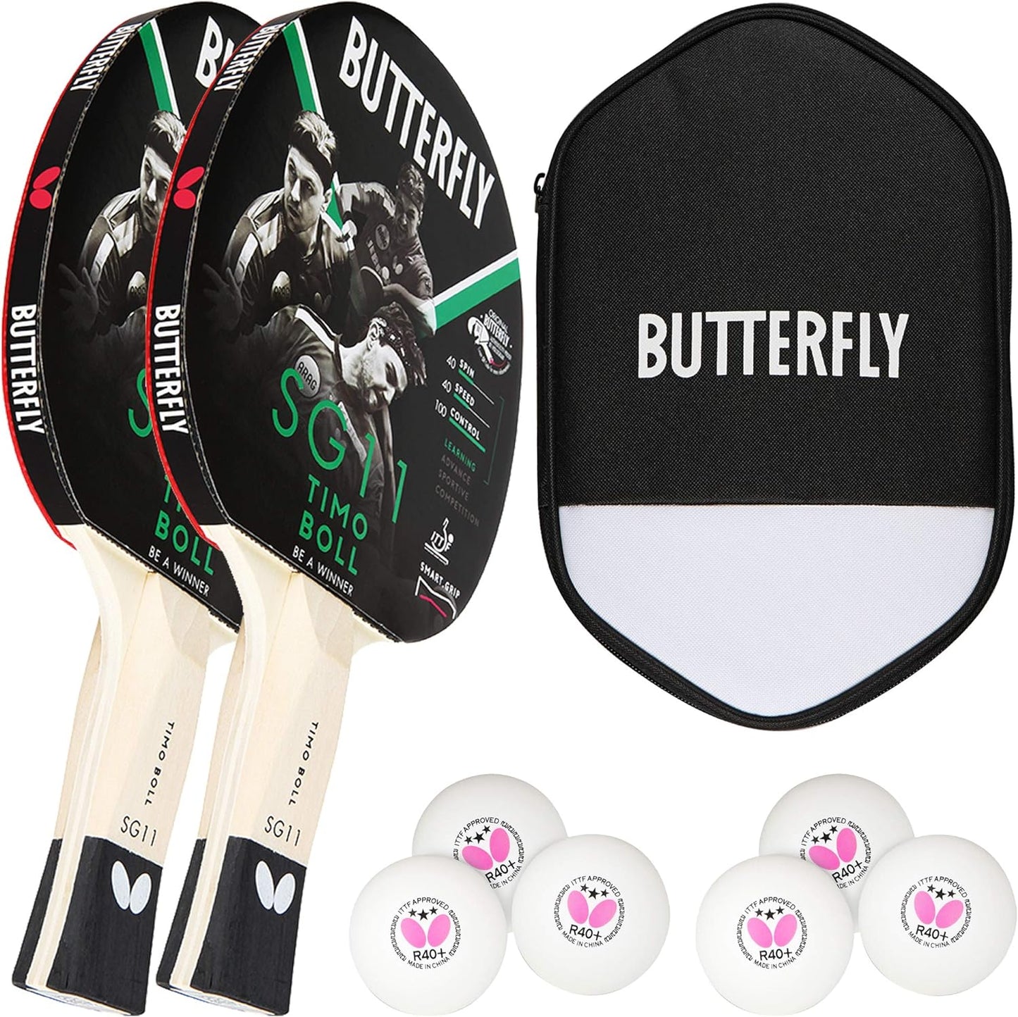 Timo Boll Tischtennisschläger Set