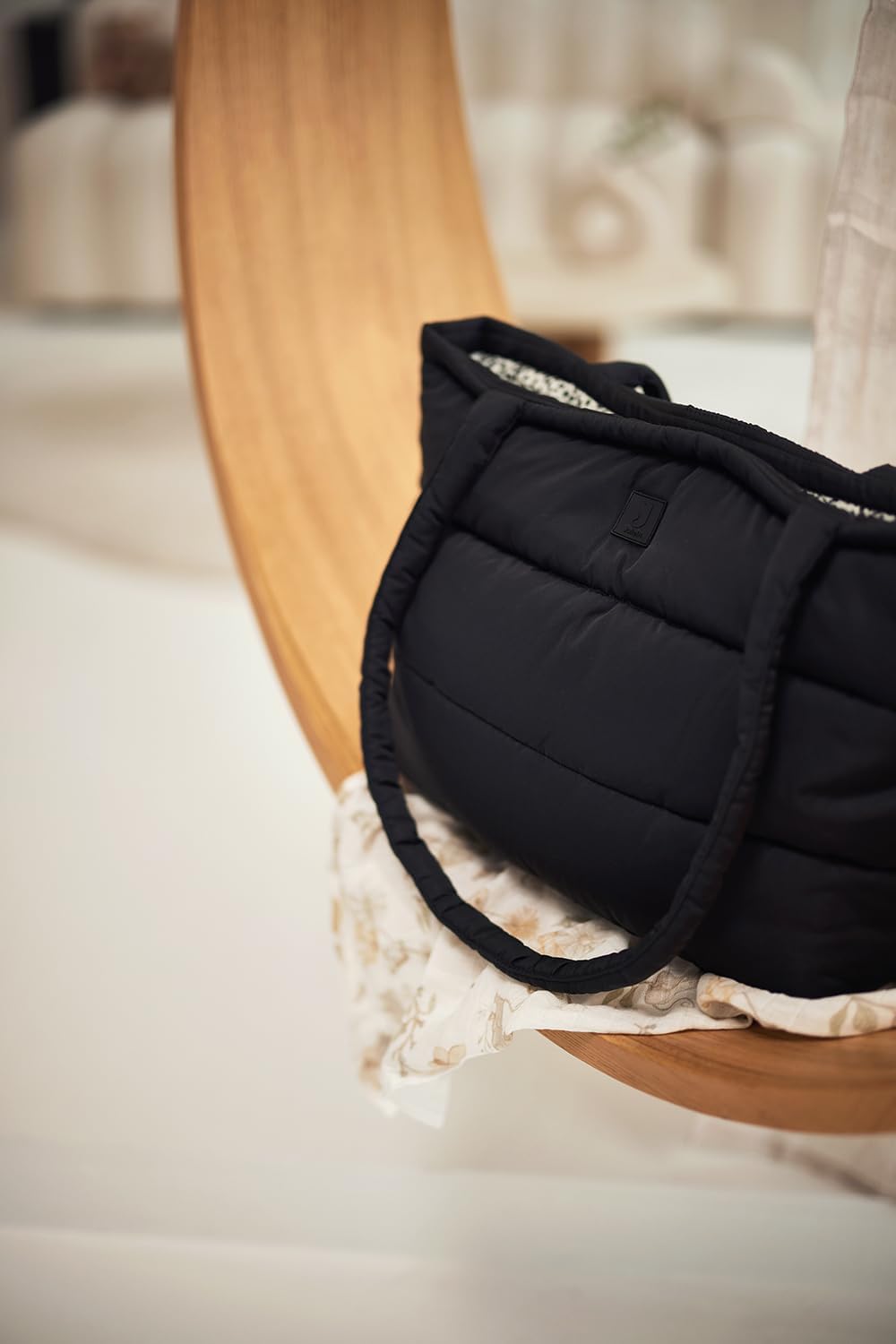 Wickeltasche, Schwarz