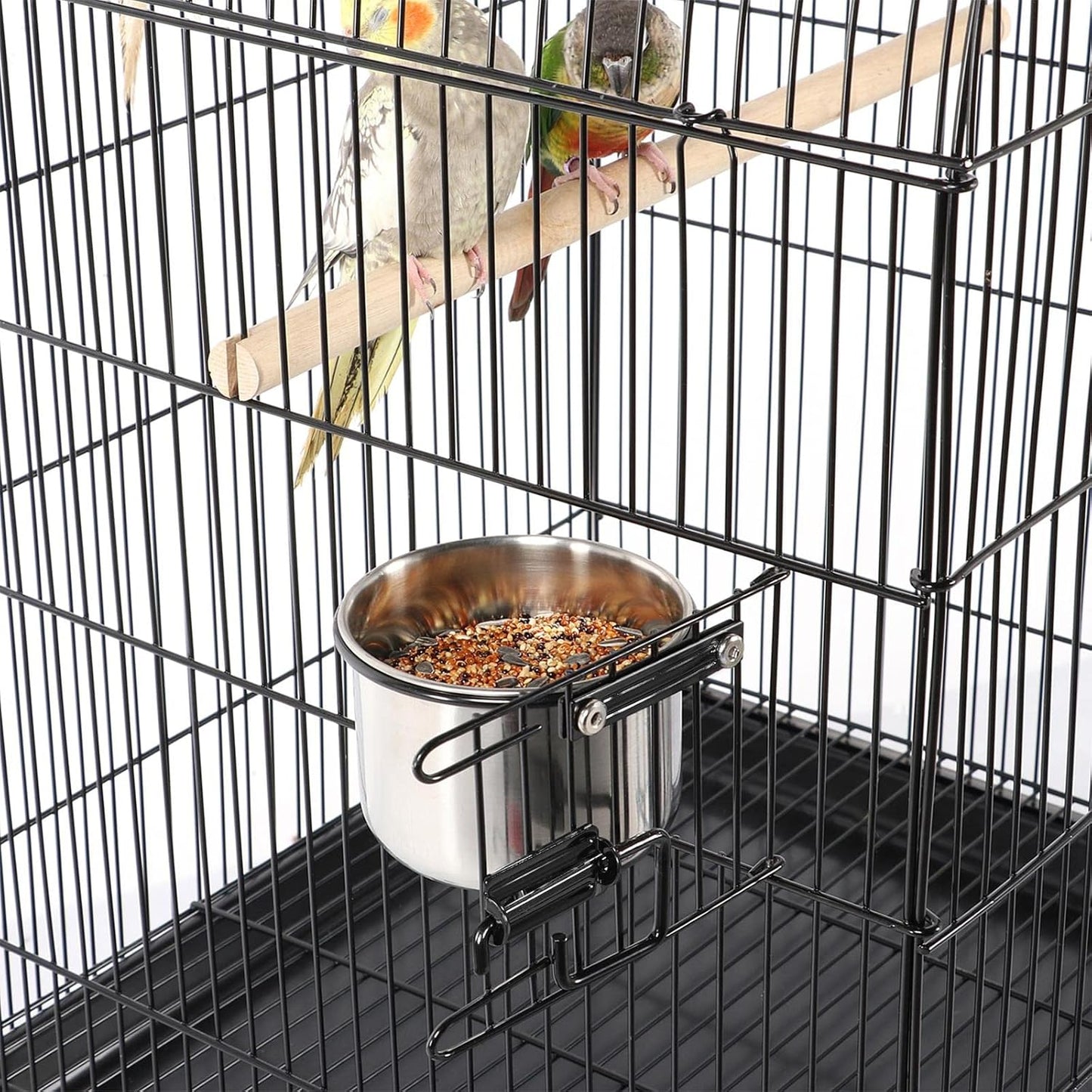 Vogelkäfig mit Ständer für Papageien und Sittiche