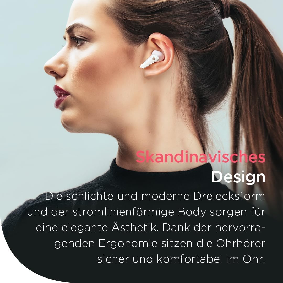 AIR+ 3 In-Ear Kopfhörer mit ANC & Hi-Fi Sound, weiß