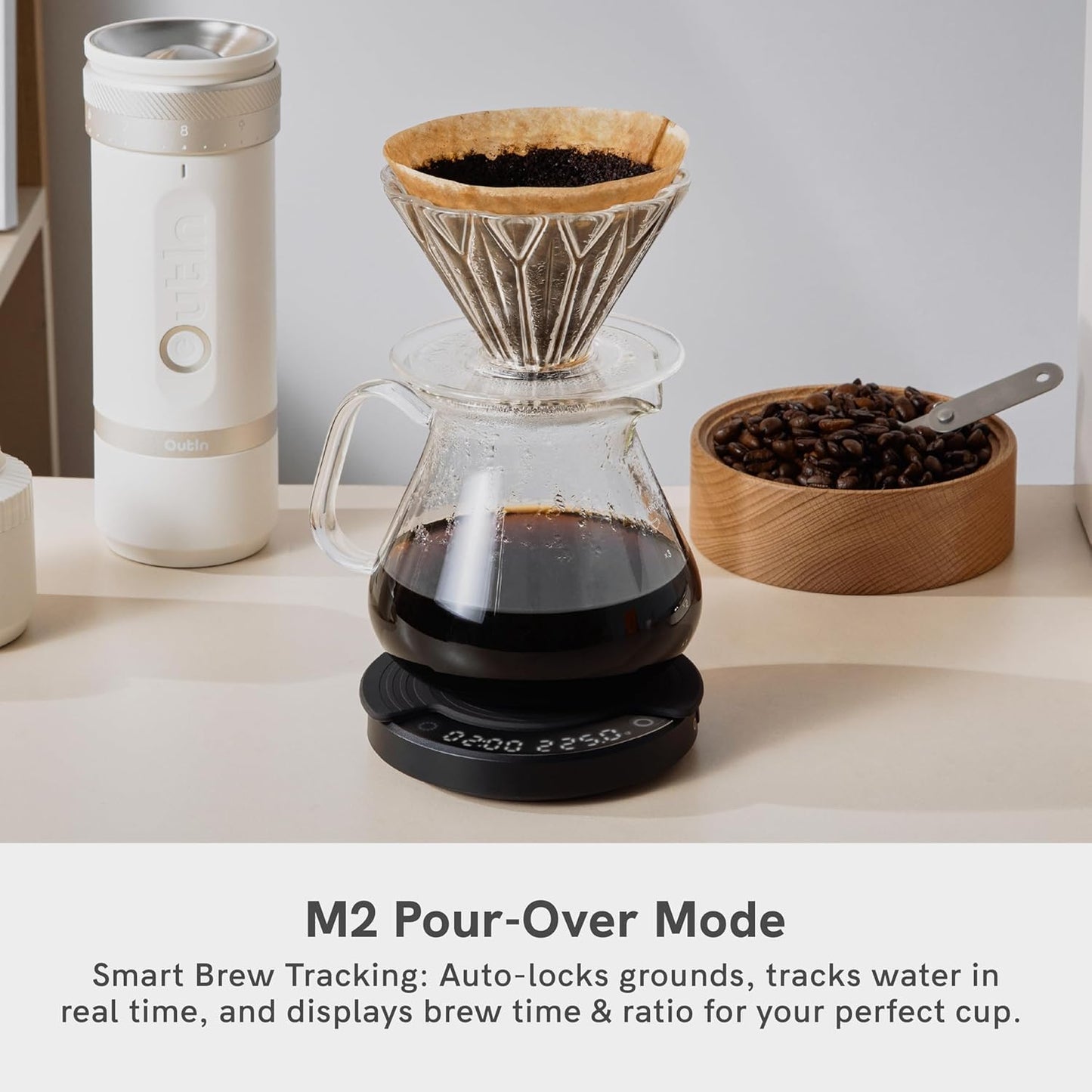 Digitale Kaffeewaage Claro mit Timer