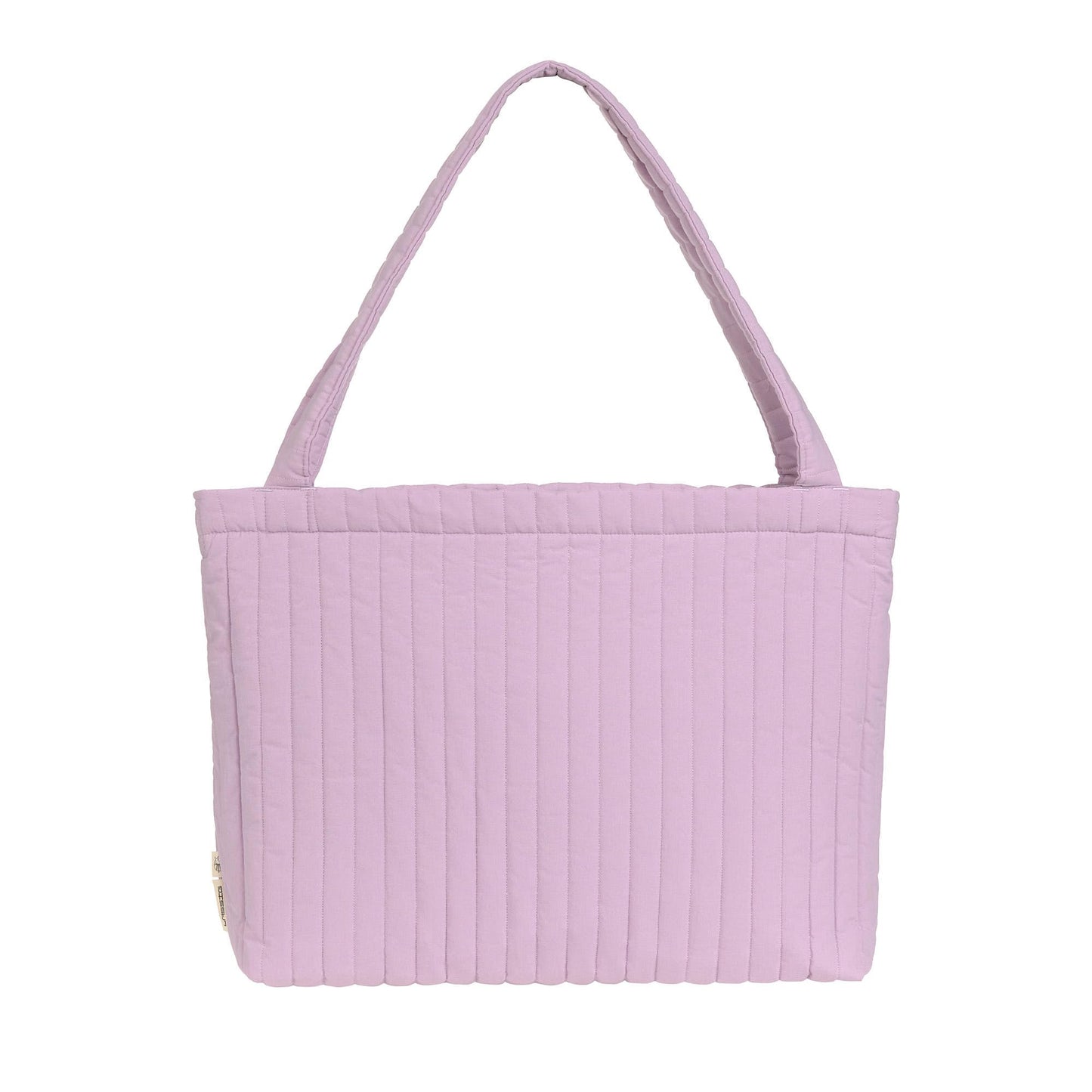 Wickeltasche Shopper mit Kinderwagenbefestigung, Lila