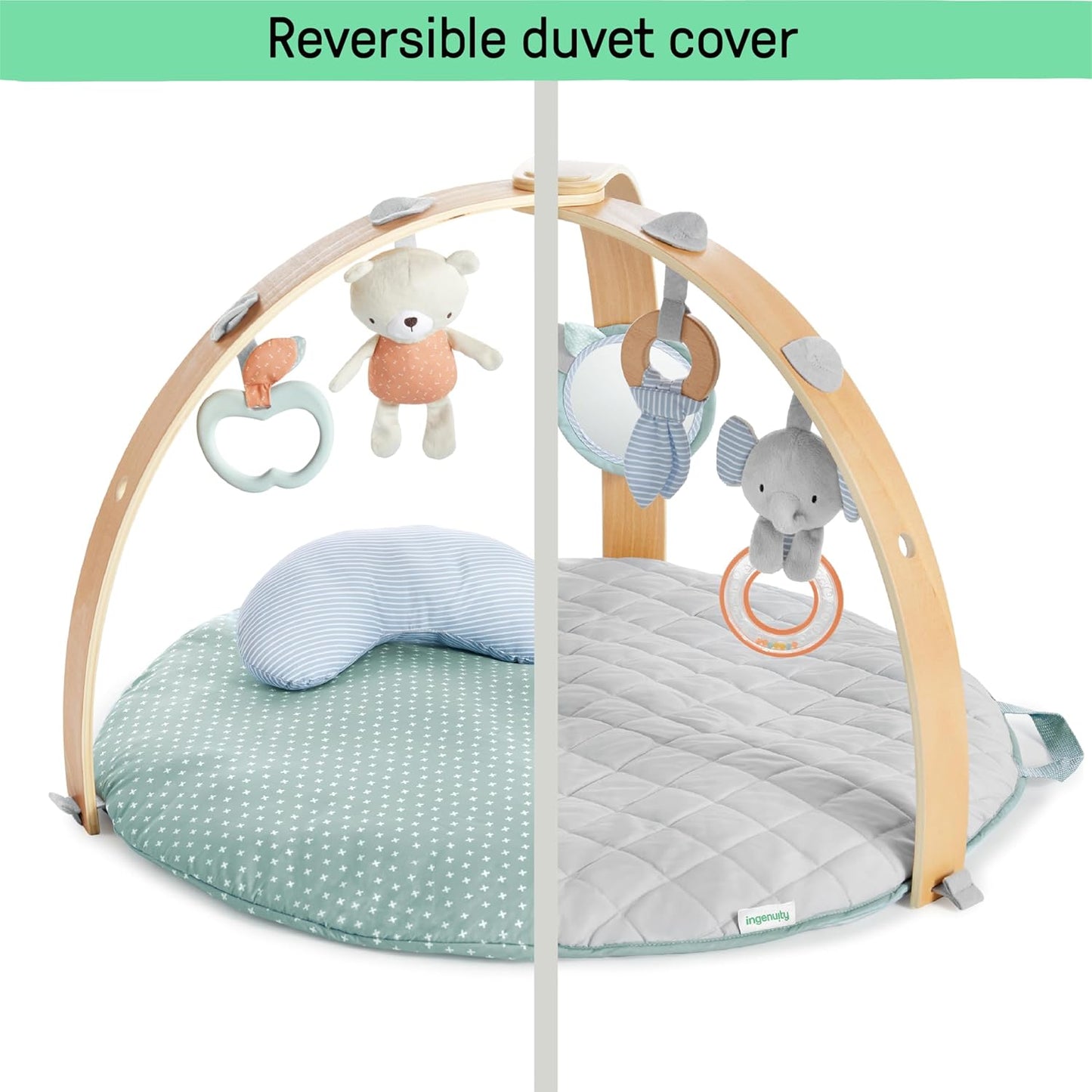 Cozy Spot Loamy Spielmatte mit Spielbogen und Spielzeugen, Loamy