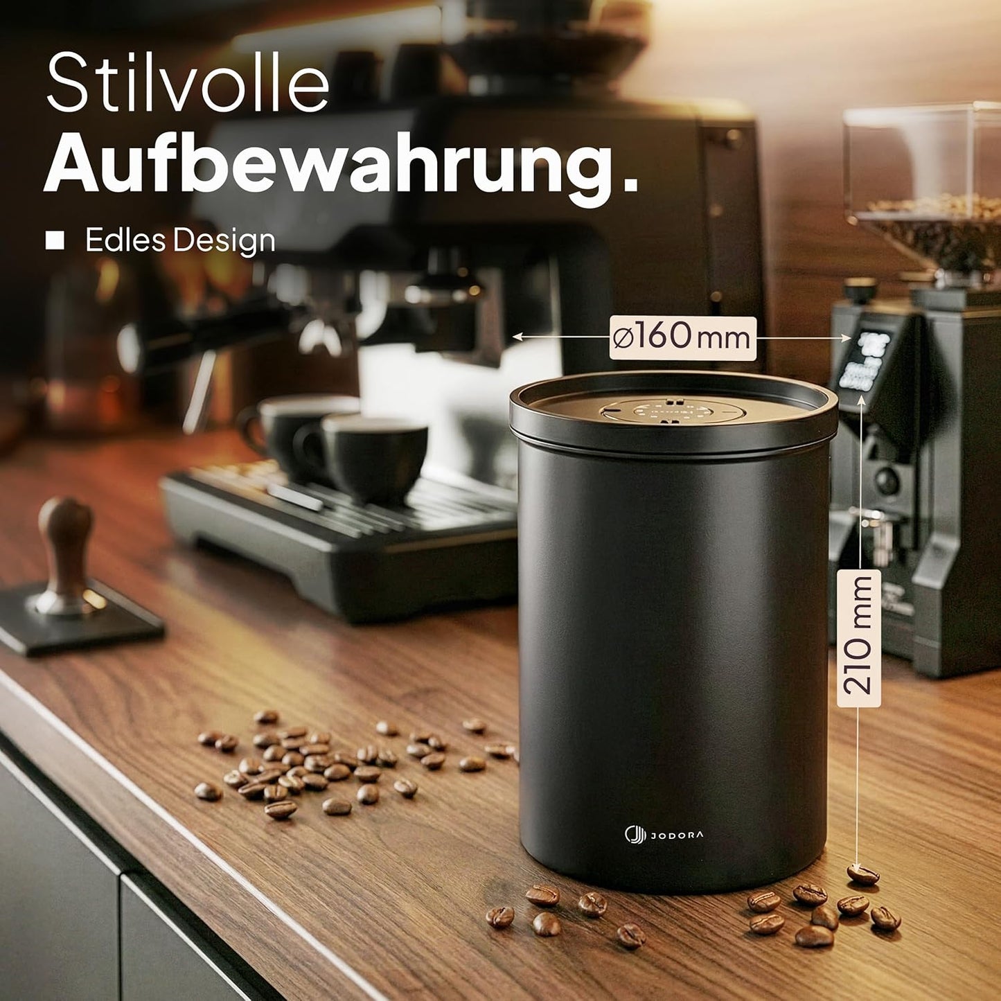 Kaffeedose mit Vakuumverschluss, 1 KG
