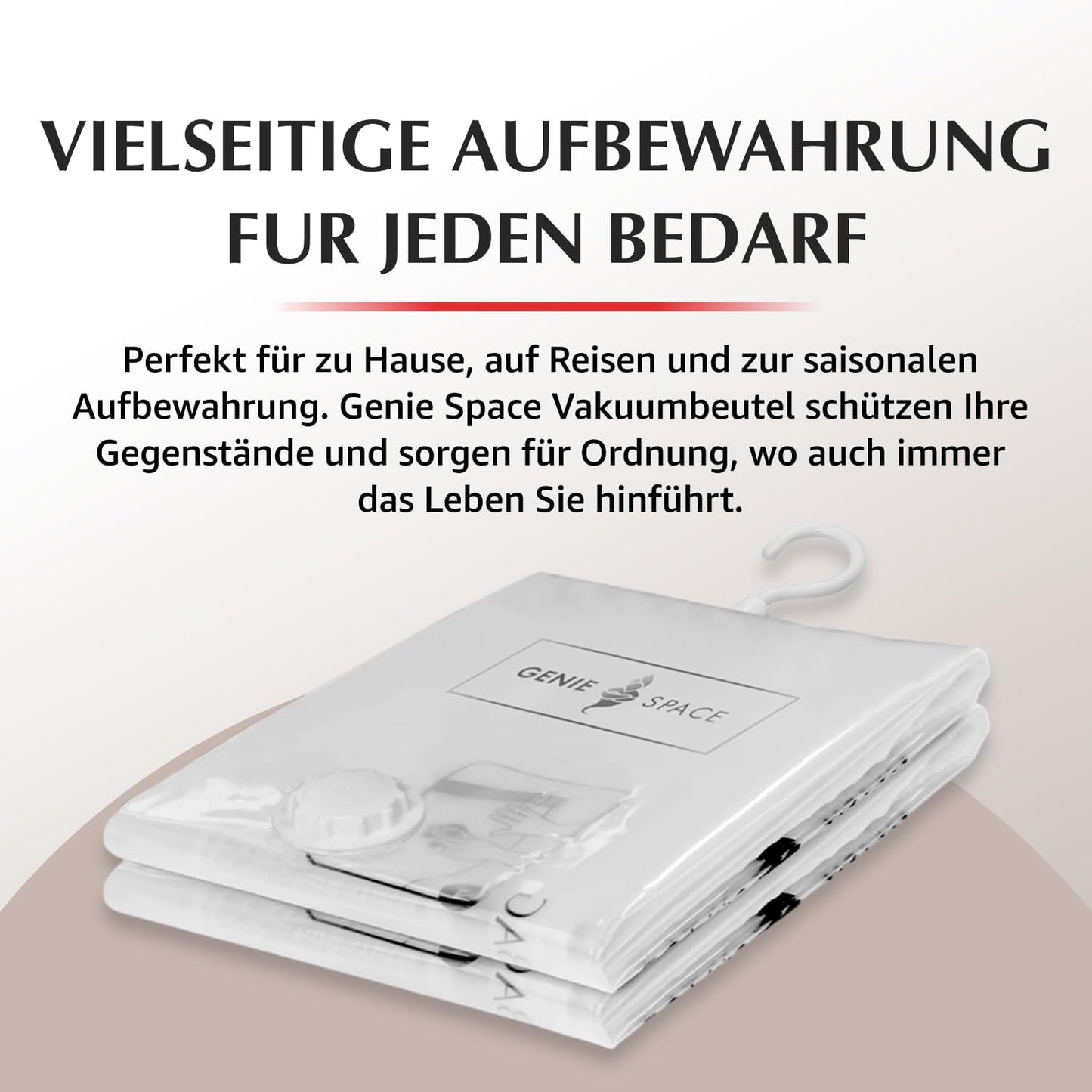 Vakuumbeutel zum Aufhängen für Kleidung, Standard (2er)