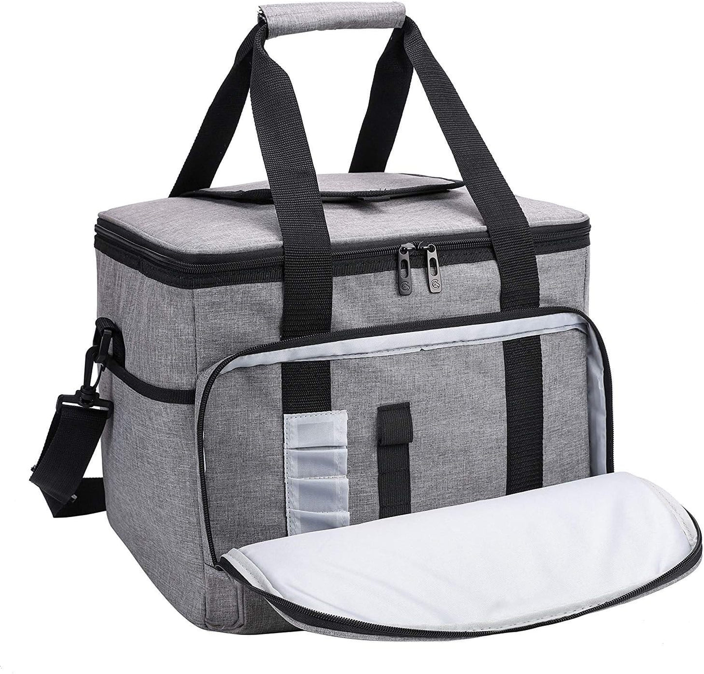 Kühltasche, Faltbar Hellgrau