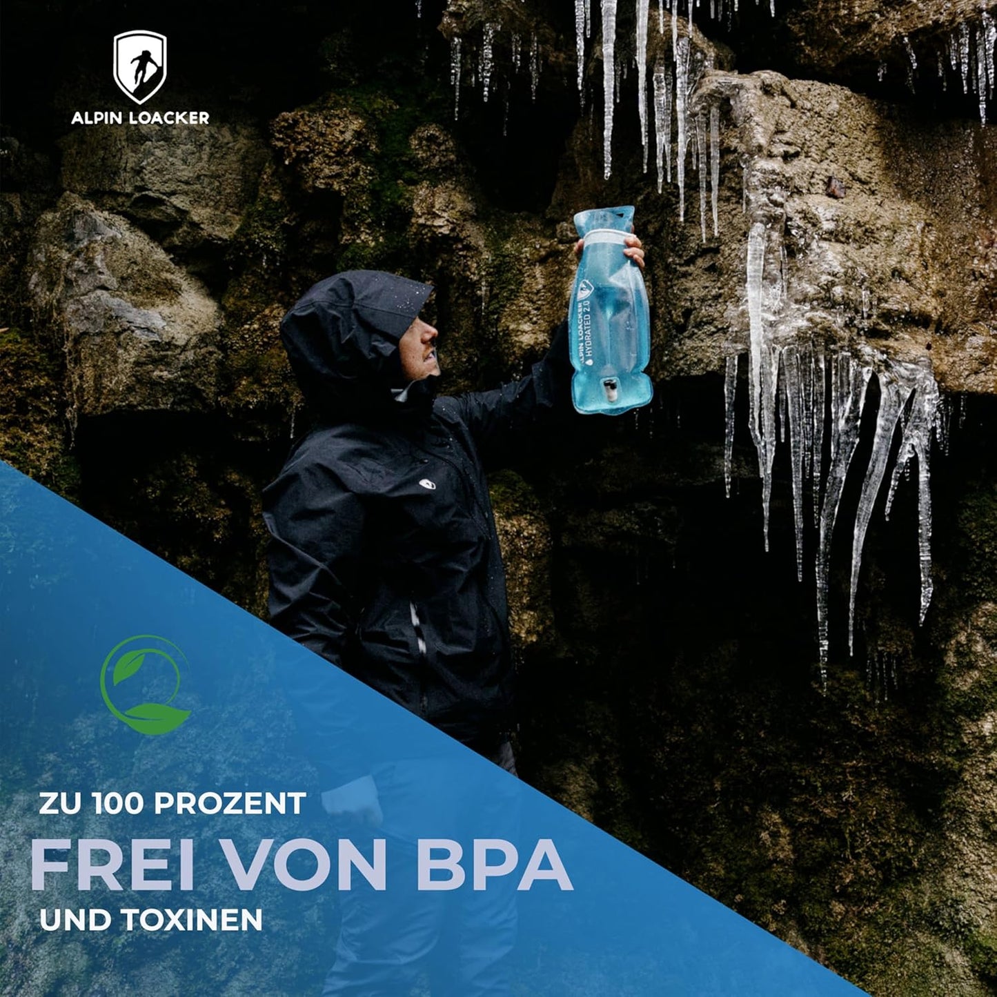 Trinkblase mit Trinkschlauch, 2L