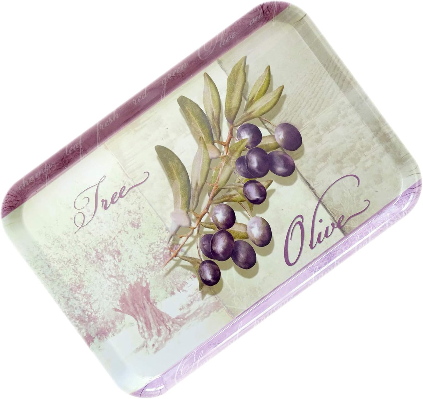 Serviertablett Motiv Olivenbaum, 45 x 31 x 3 cm Olivenbaum