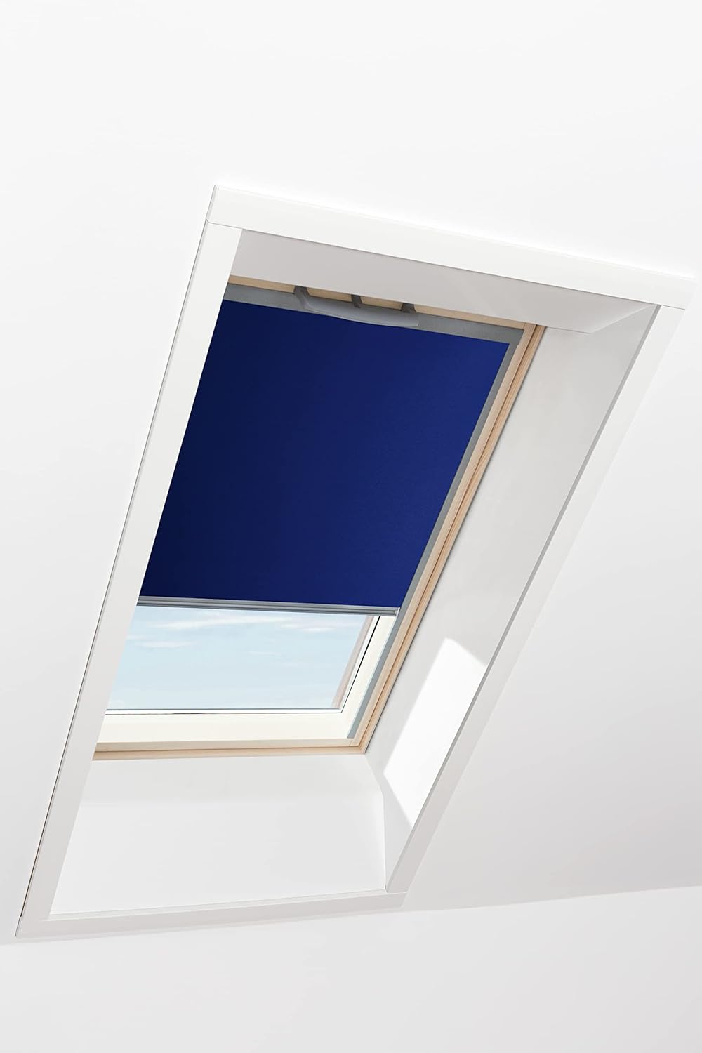 Tageslichtrollo für Roto Dachfenster, Blau, B98 x H100cm