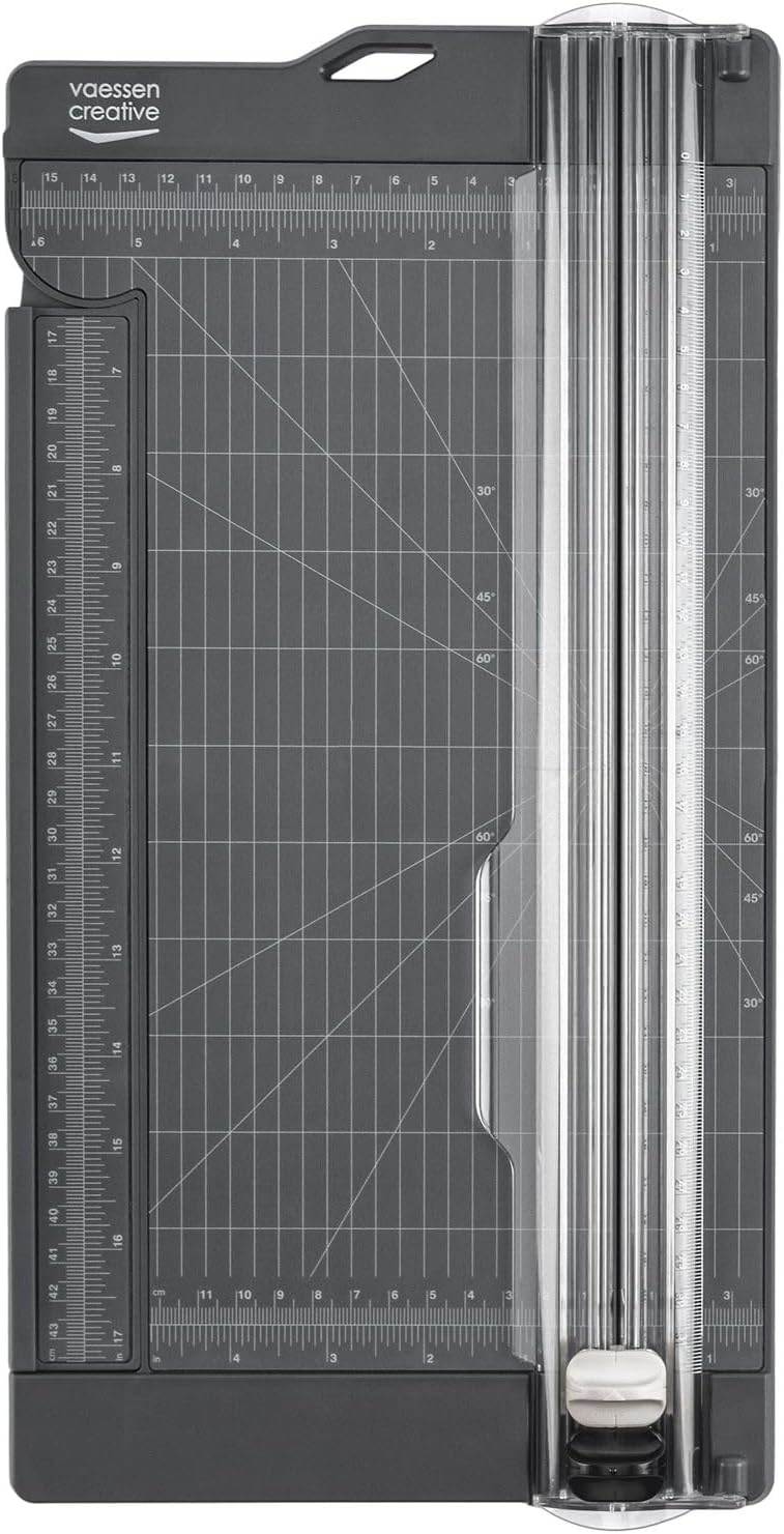 Papierschneider mit Falzbrett, Graphite 15x30,5cm