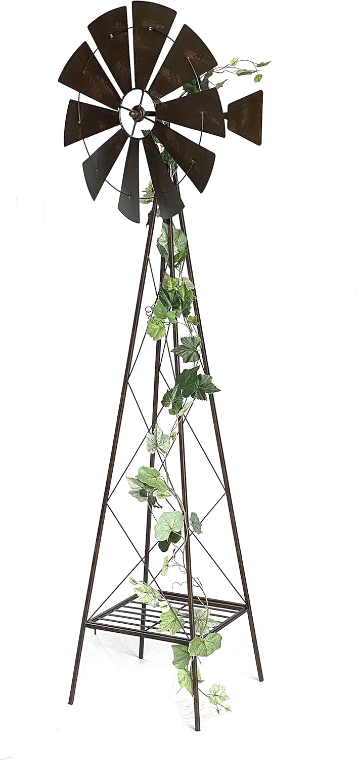 Gartenstecker mit Windrad