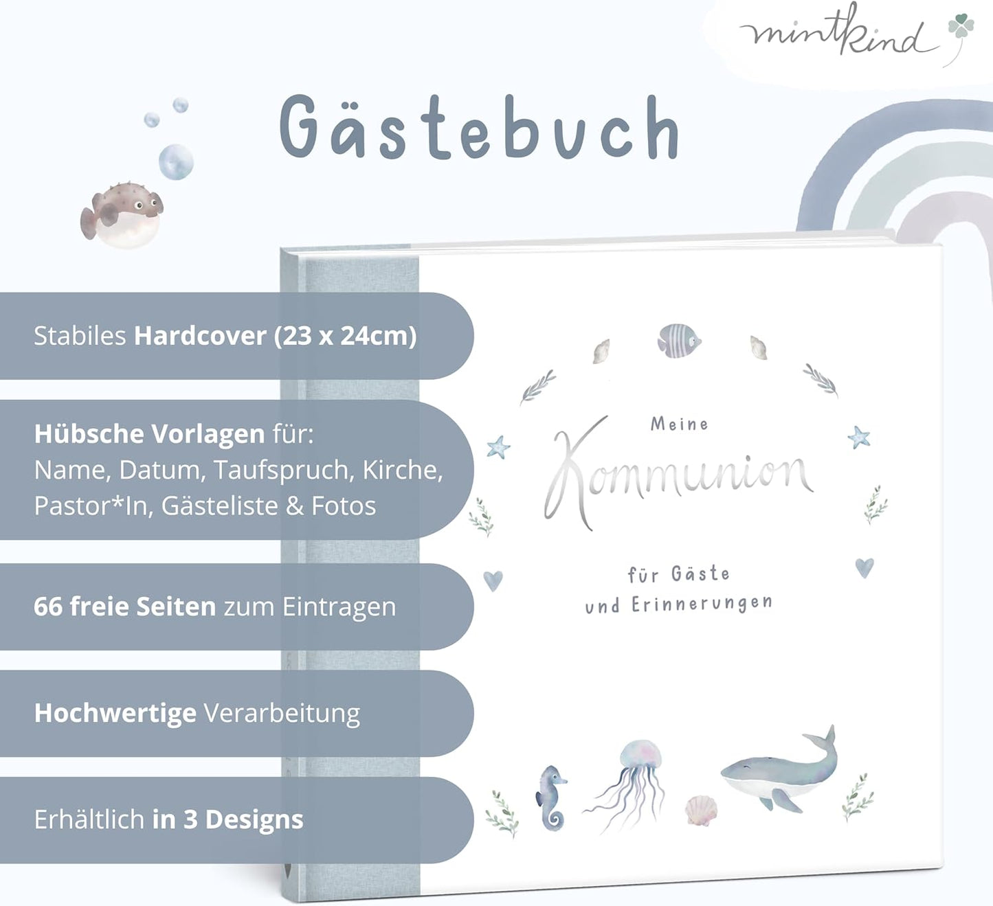 Kommunion Gästebuch, Wal