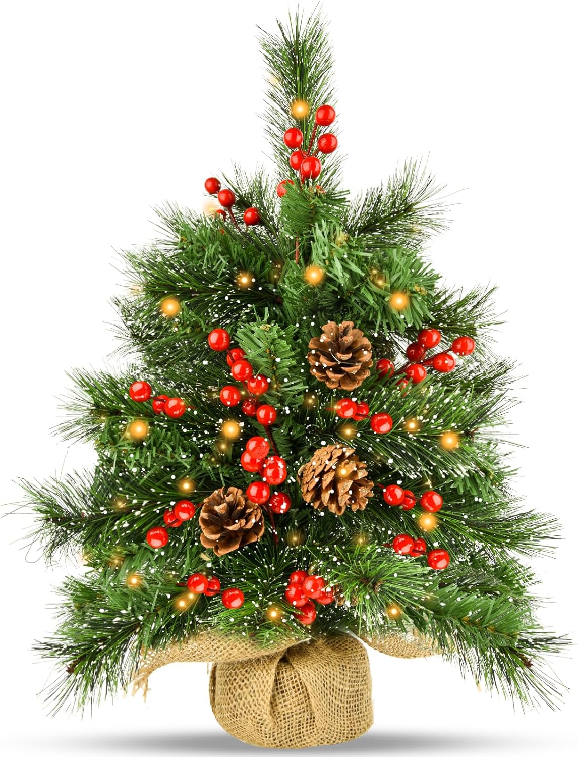 Mini Weihnachtsbaum mit LED-Beleuchtung