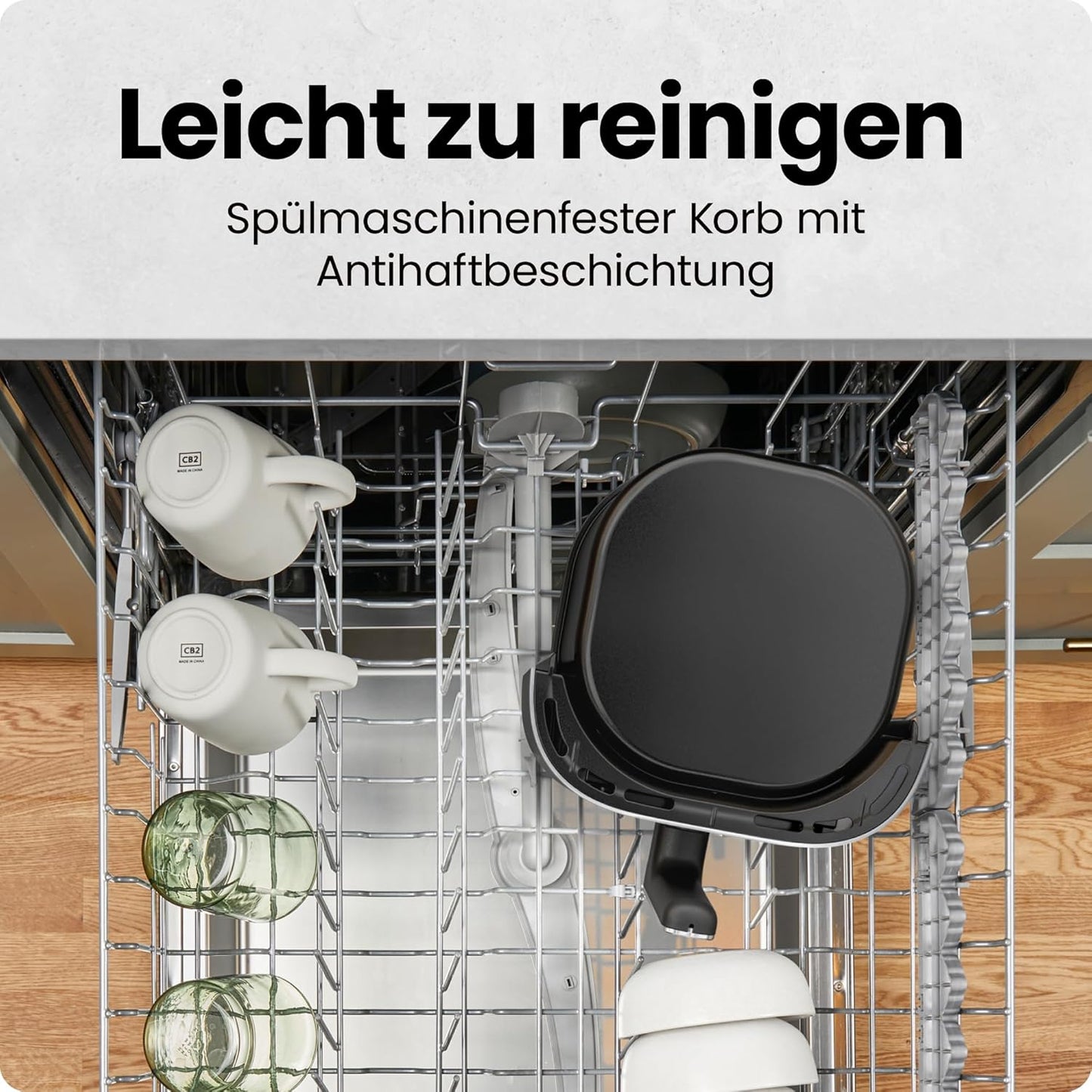 Heissluftfritteuse mit Hi-Fry Technologie, 5,7L