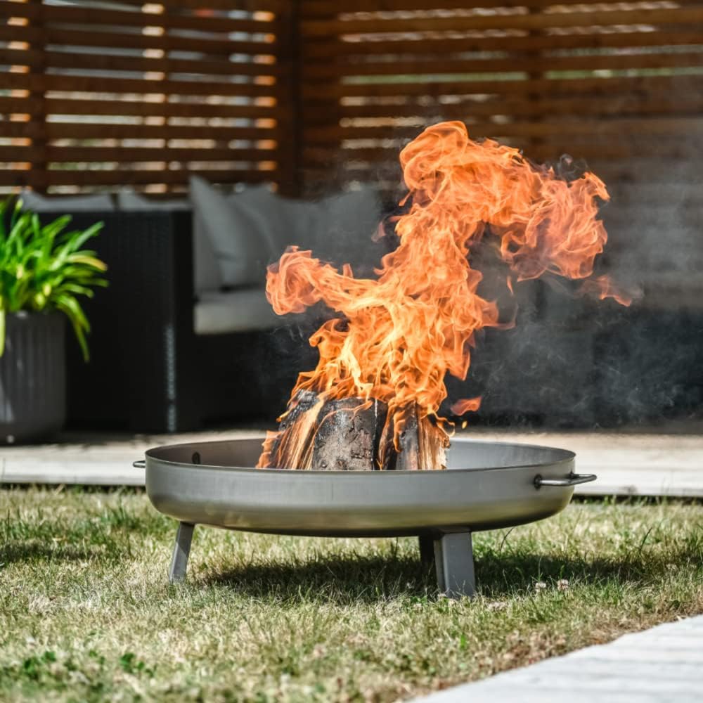 Feuerschale Bonn, Legierter Stahl, Ø80cm mit Wasserablaufbohrung