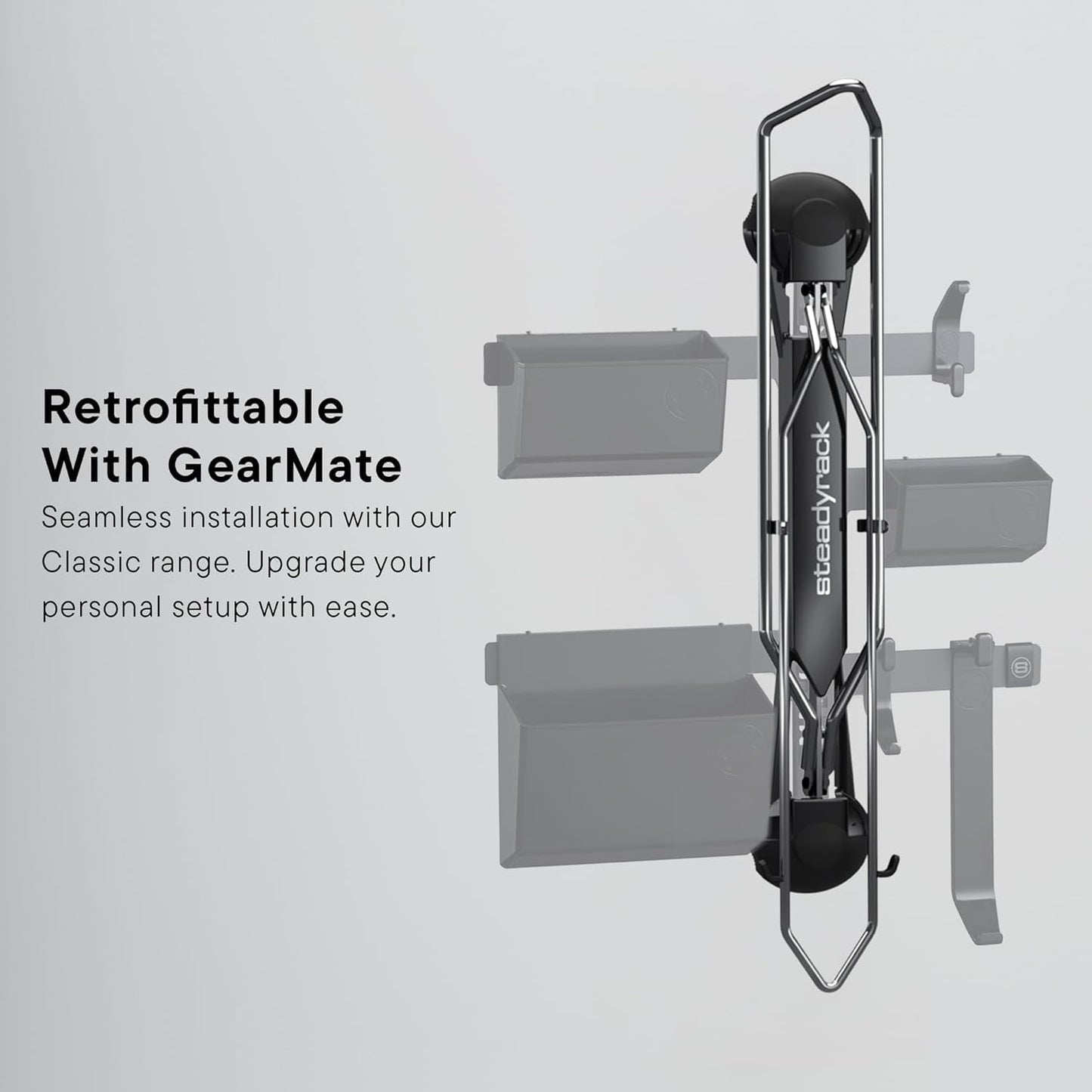 Classic Rack Velo-Wandhalterung, Classic Rack - Verchromt