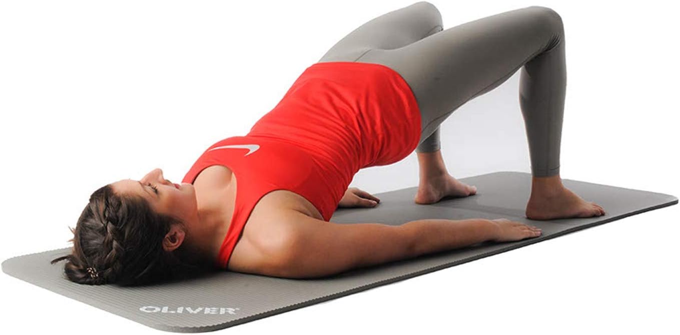 Gymnastik- und Yogamatte, 180 x 60 x 1 cm / Rot
