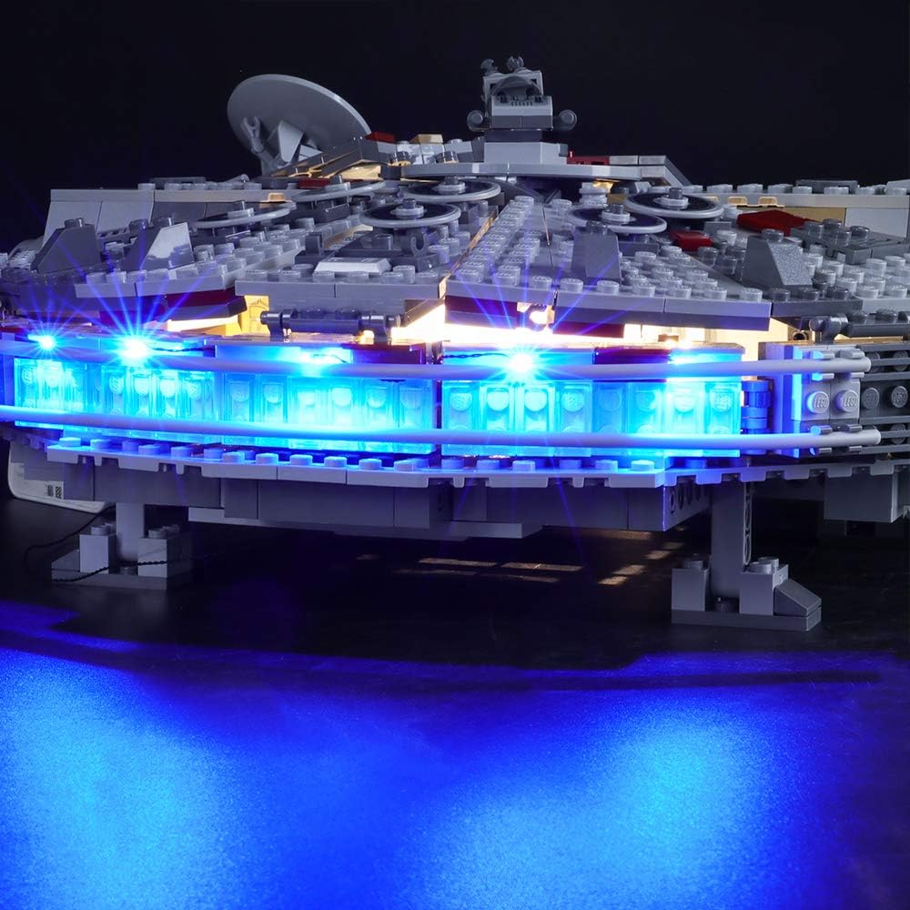 LED Beleuchtungsset für Lego Star Wars Millennium Falcon 75257, Ohne Fernbedienung