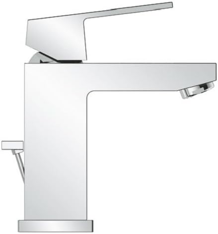 Einhand-Waschtischbatterie mit Kaltstartfunktion, Wassersparender Reissverschluss ; Small