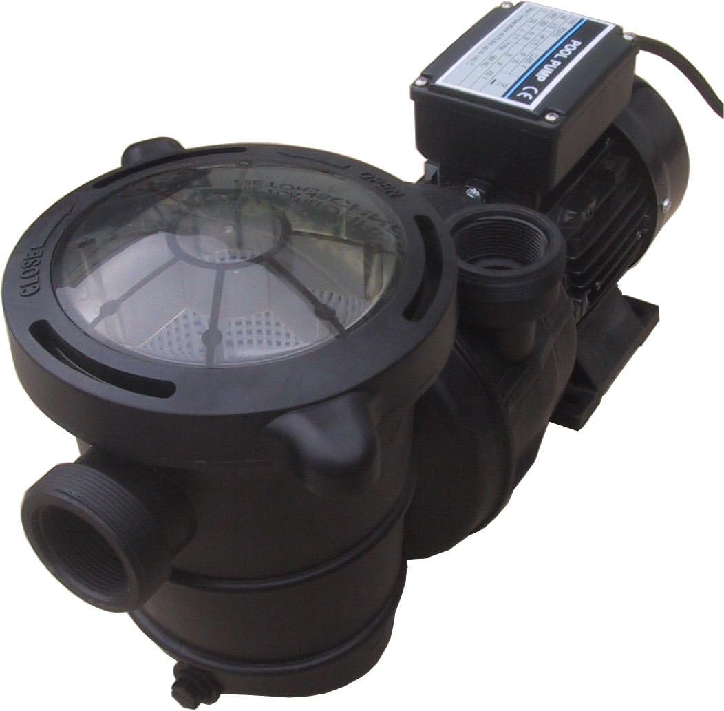 Poolpumpe mit Vorfilter 72527, schwarz