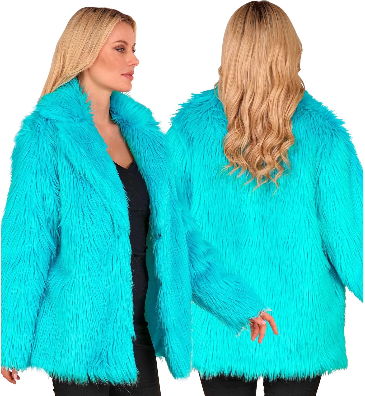 Unisex Jacke für Kostüm & Party, Türkis L-XL