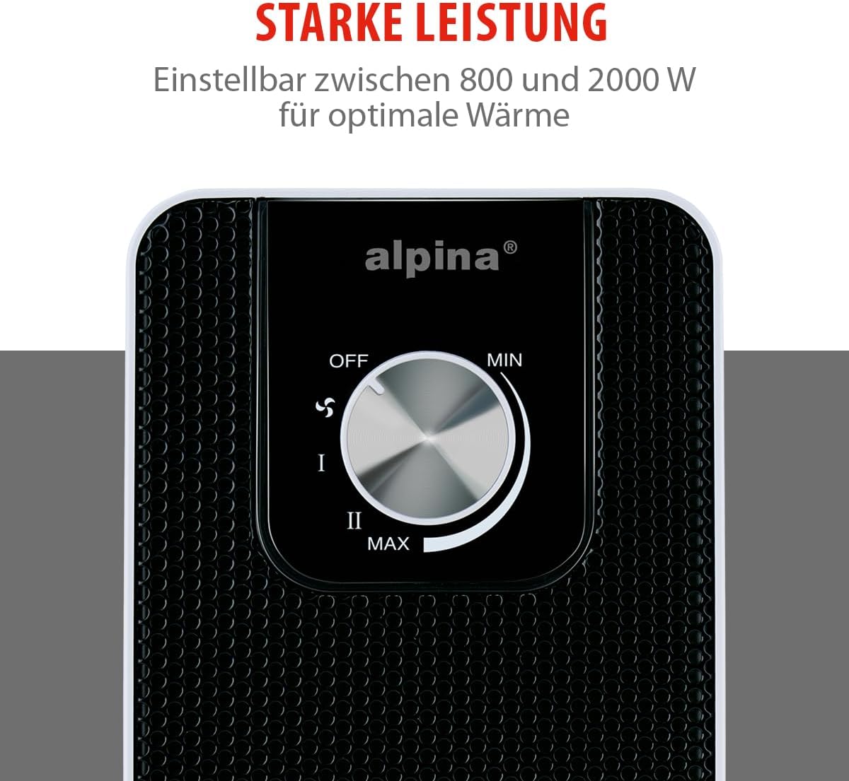 Elektrischer Keramik-Heizlüfter mit Oszillation, Elektrischer Heizlüfter 2000W