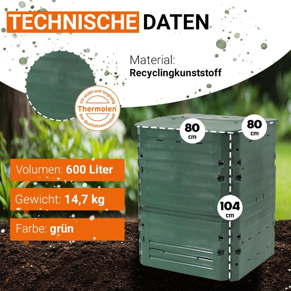 Thermo-King Gartenkomposter, 600 L