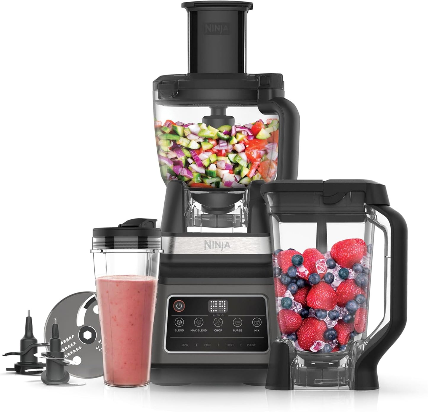 3-in-1 Küchenmaschine mit Auto-iQ, BN800EU, 3-in-1-Mixer, Schwarz