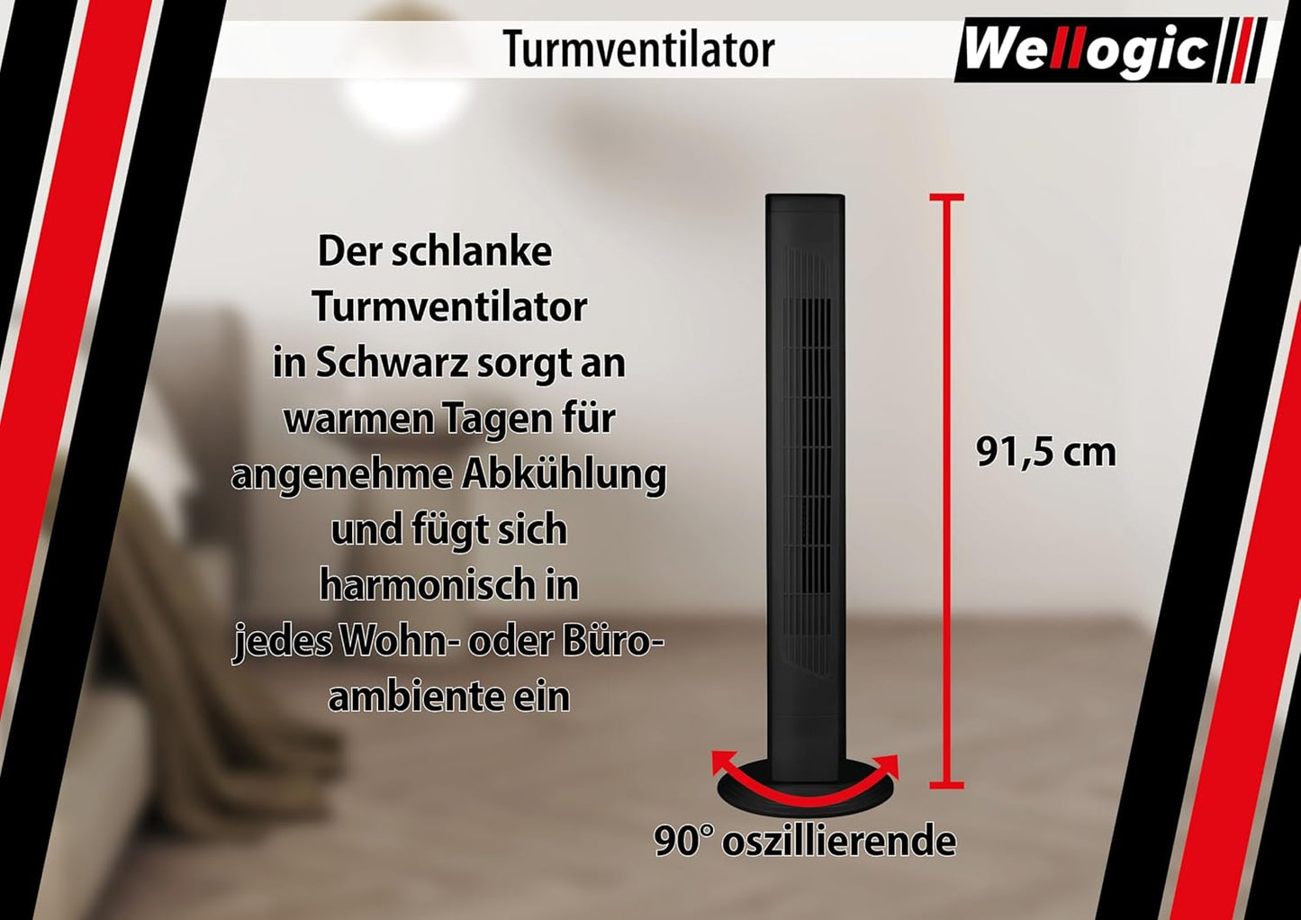 Leiser Turmventilator