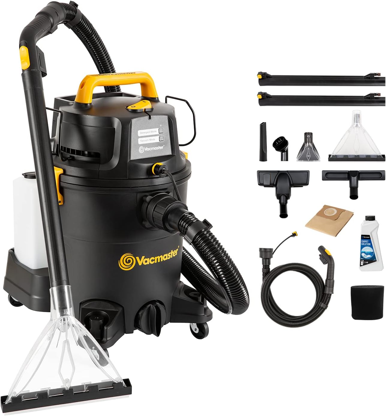 3-in-1 Waschsauger VK1323PFR mit Dual-Tank, 1300W 23L Schwarz