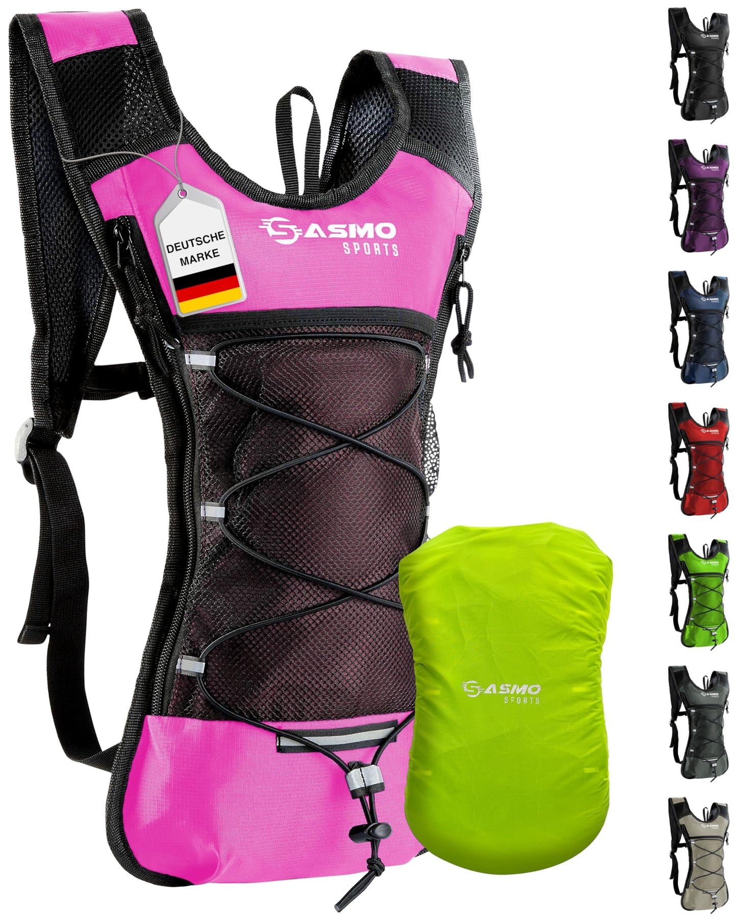 Ultraleichter Laufrucksack, Rosa
