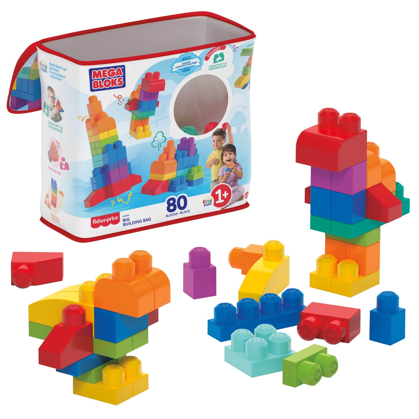 Fisher-Price Bausteine, 80 Stück
