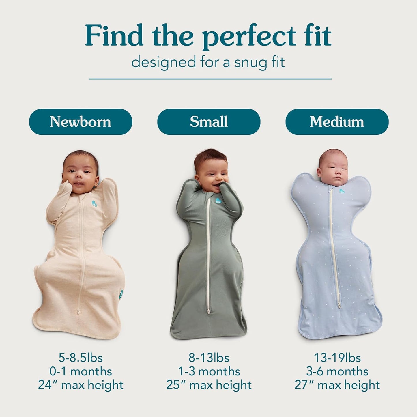 Baby-Schlafsack für Neugeborene, Neugeborene (2,2-3,8kg) Bees Olive