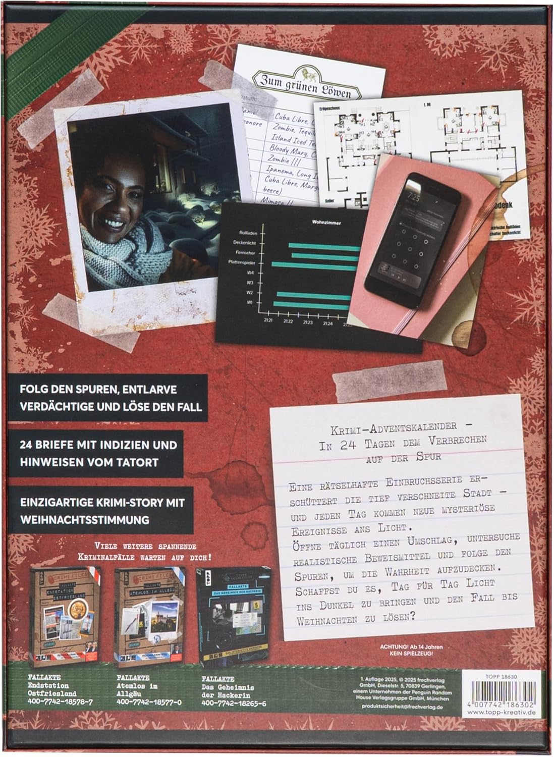 Crime Files – Fallakte: Winter-Einbruch. Der geniale Krimi-Adventskalender