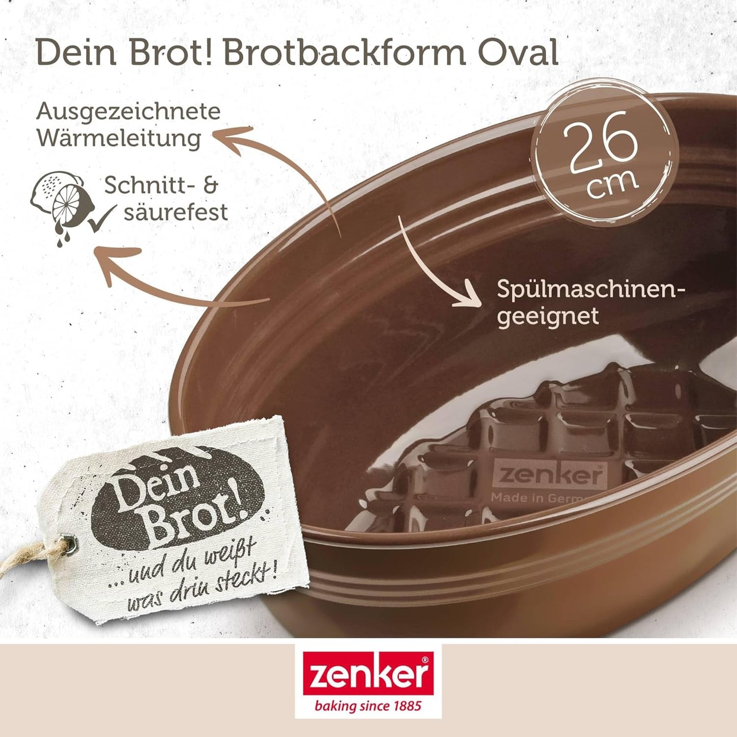 Brotbackform "Dein Brot!"