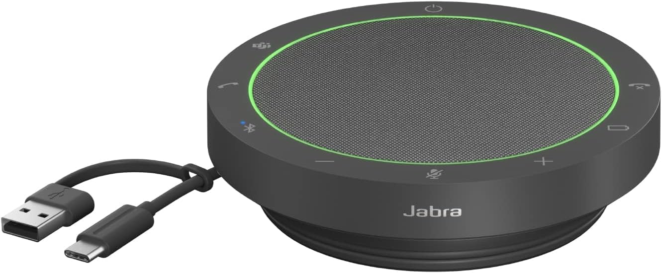 Bluetooth-Freisprechlösung Speak2 55 mit Geräuschunterdrückung, Ohne Dongle, Speak2 55, Bluetooth / USB-A / USB-C, Optimiert für Microsoft Teams