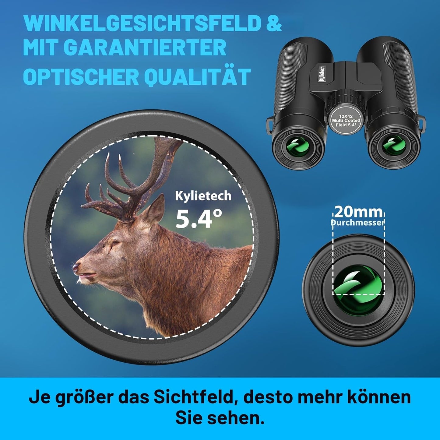 Fernglas mit Stativ