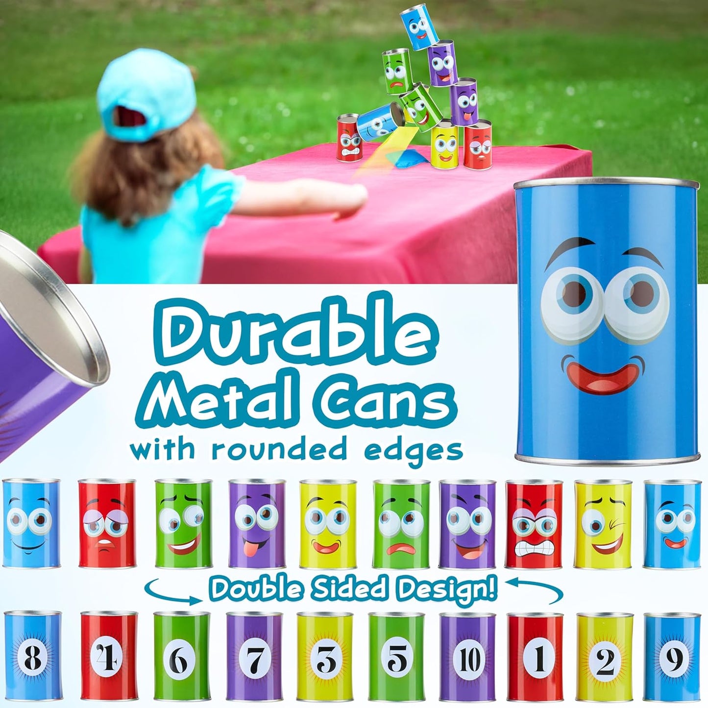 Outdoor-Spiele-Set für Kindergeburtstage, Tin Can Alley