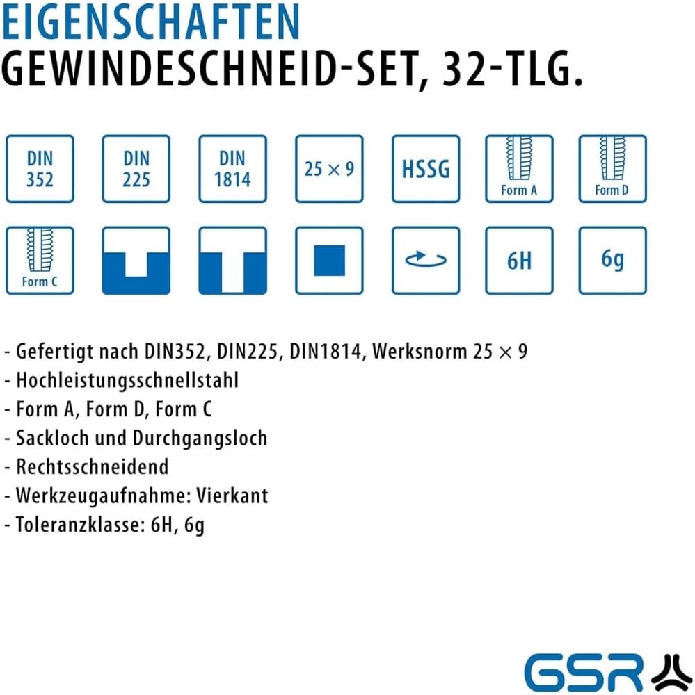 Profi Gewindeschneider-Set