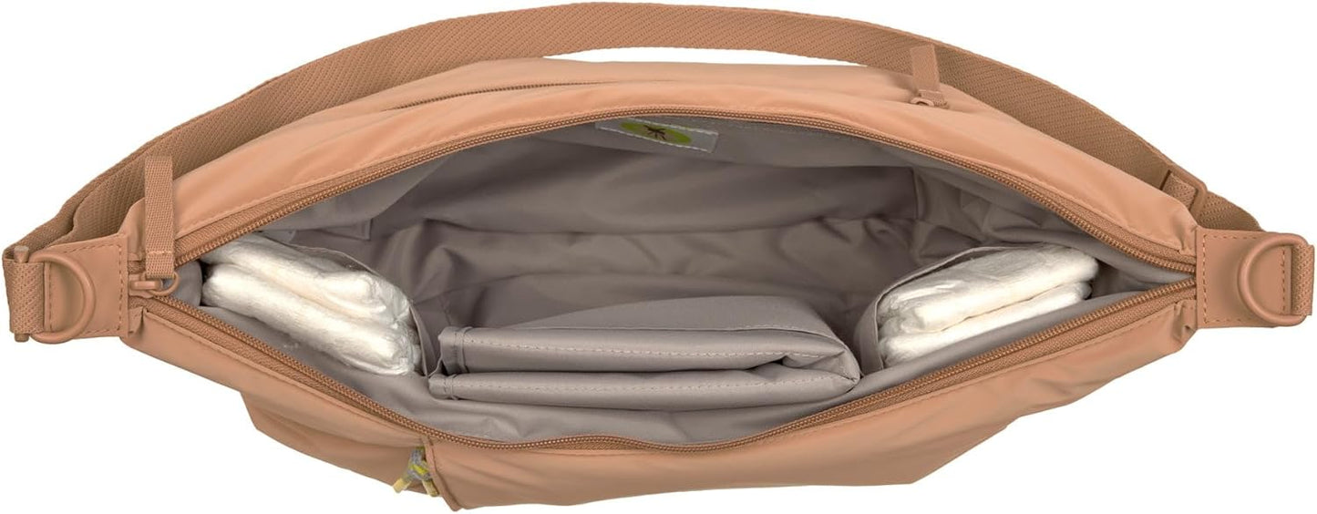 Baby Wickeltasche GRE Lunua mit Wickelunterlage, Braun