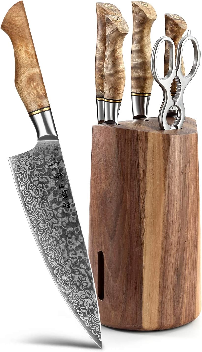 Messerhalter Set, Küchenmesser Set 7PCS