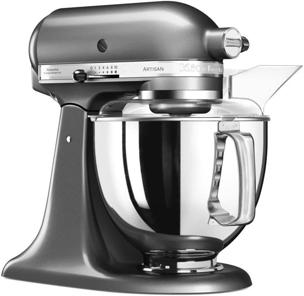 Küchenmaschine Artisan 5KSM175PS mit Zubehör, 4,8 Liter Kontur Silber
