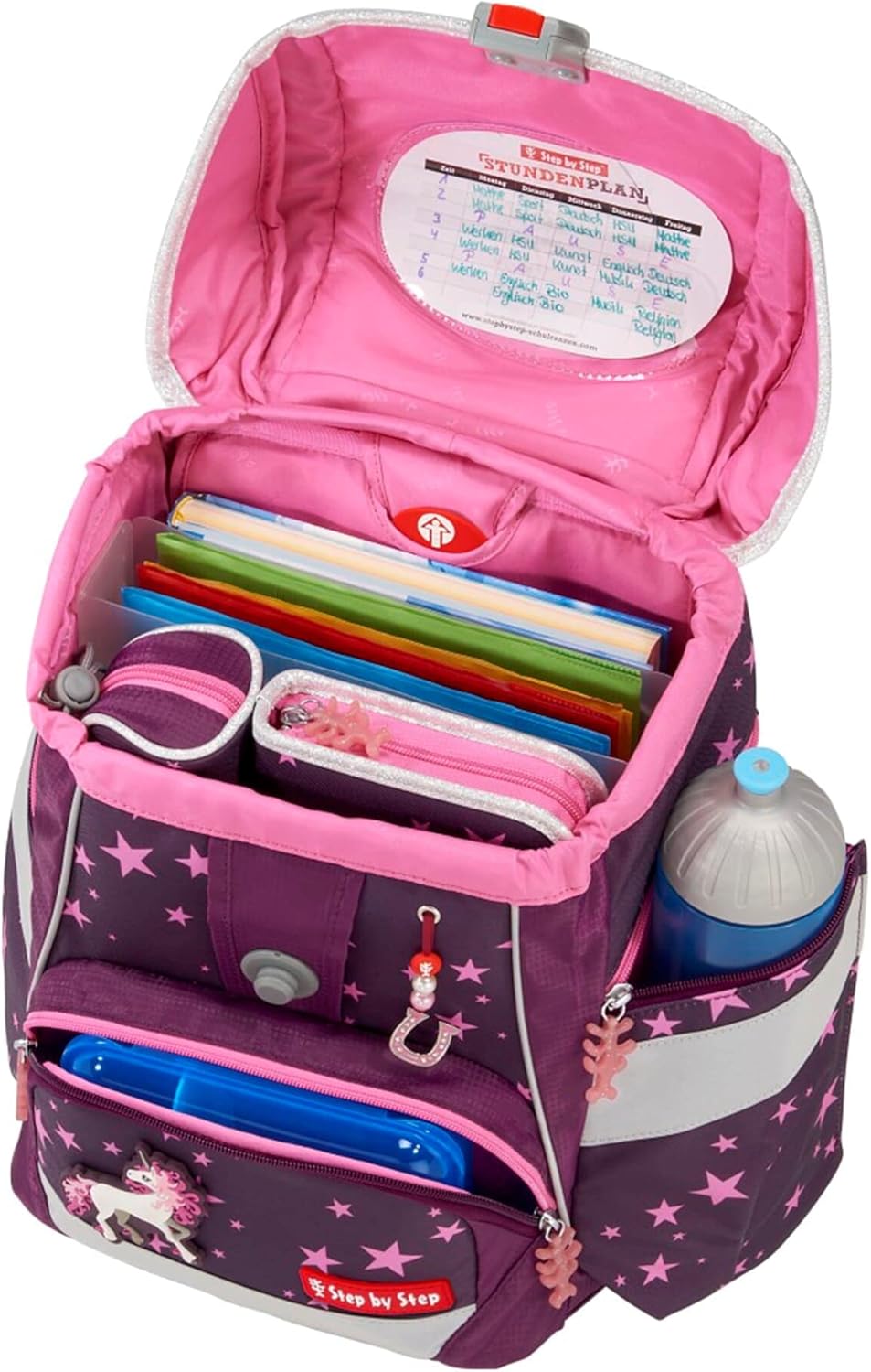Schulranzen-Set 2IN1 Plus Unicorn Nuala, Lila/Pink
