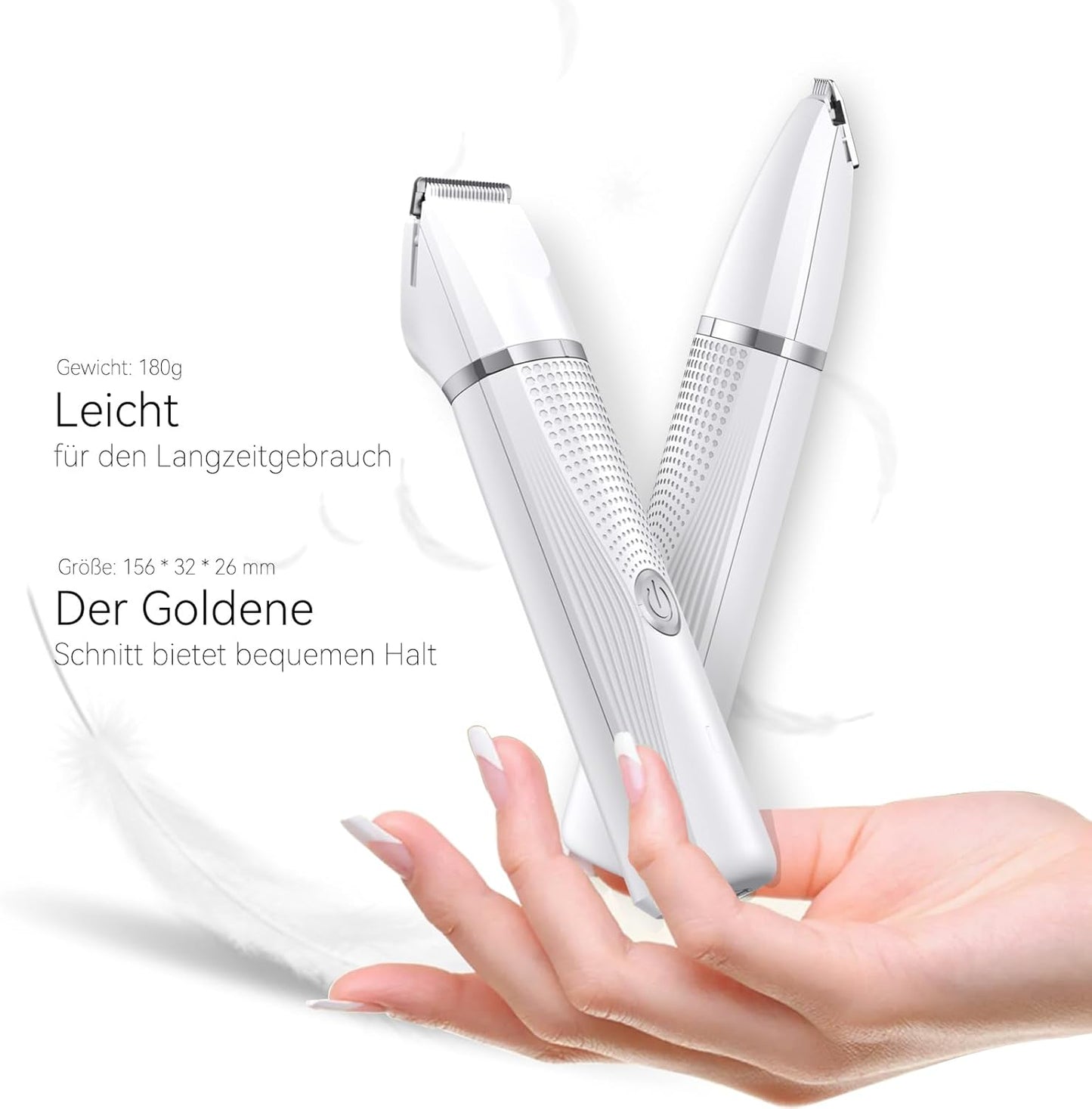 Schermaschinen-Set YP-7702, Weiss