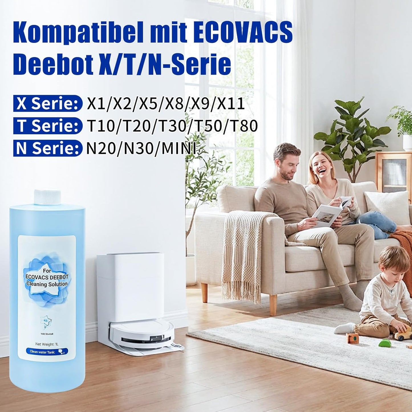 Reinigungsmittel für Ecovacs Deebot Saugroboter