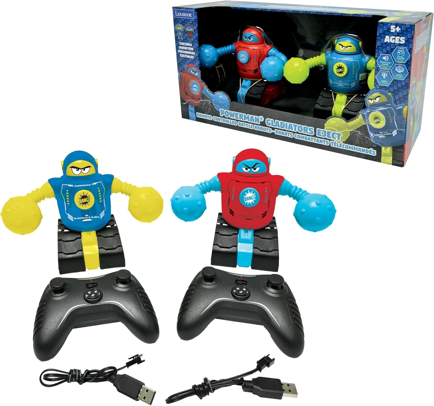 Ferngesteuerte Kampfroboter mit Duell-Modus, Powerman® Gladiators Eject
