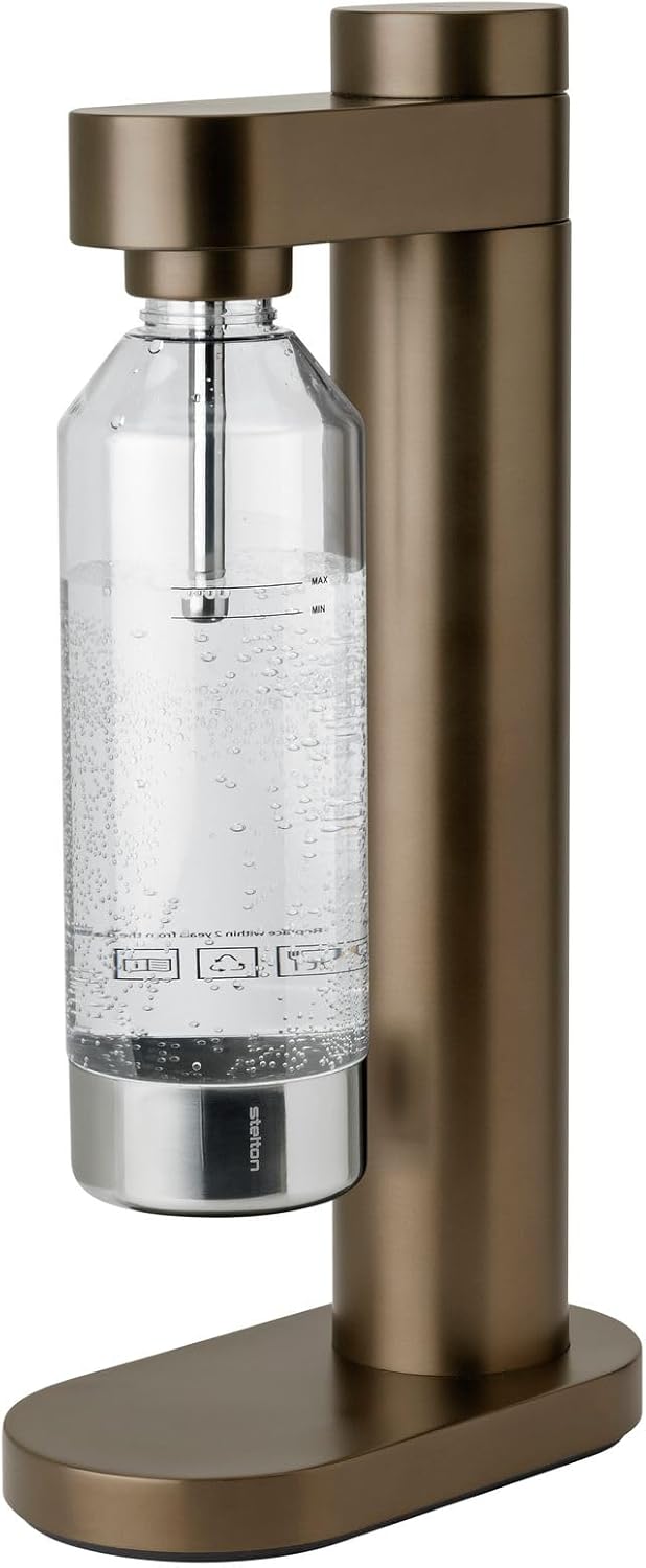 Brus Carbonator Premium Wassersprudler, Dunkelbraun-metallic