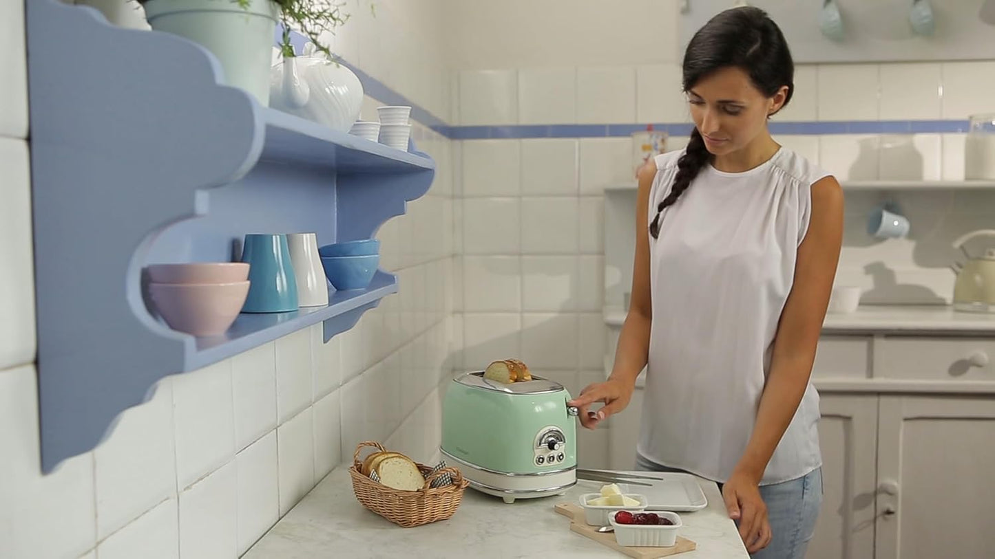 Toaster Vintage 155 2-Scheiben, Blau